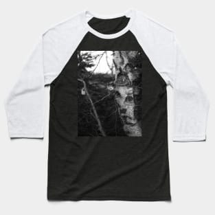 Mysterious Pointe a Bouleau Forest in Tracadie, New Brunswick Canada V4 Baseball T-Shirt